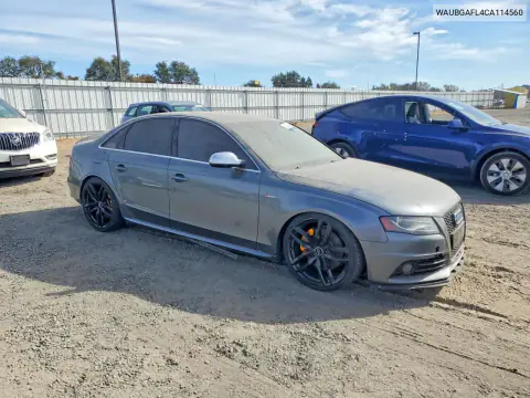 2012 Audi S4 Premium Plus VIN WAUBGAFL4CA114560 фото 4