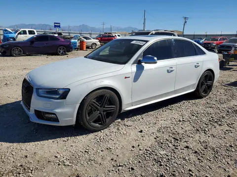 WAUBGAFL1EA014290 — 2014 Audi S4, Град (Hail), фото до ремонта