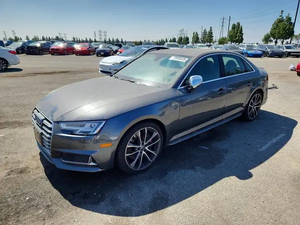 WAUB4AF49JA003520 — 2018 Audi S4, Задняя часть (Rear End), фото до ремонта