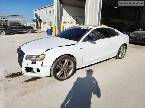 WAUVVAFR3BA037993 — 2011 Audi S5, Передняя часть, фото до ремонта