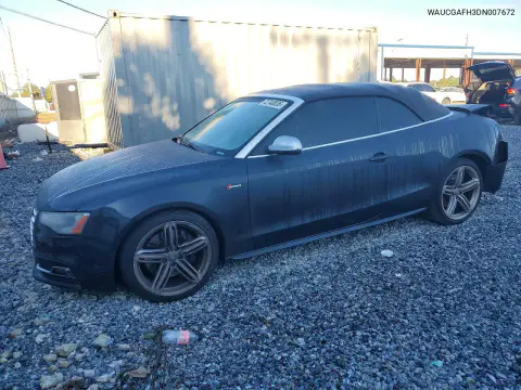 WAUCGAFH3DN007672 — 2013 Audi S5, Задняя часть, фото до ремонта