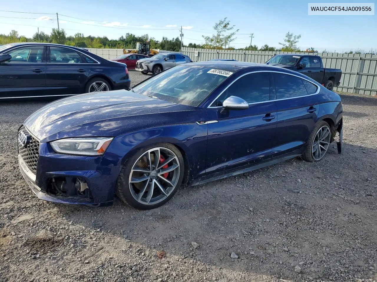 WAUC4CF54JA009556 Audi S5 2018 — повреждение Задняя часть, фото до ремонта