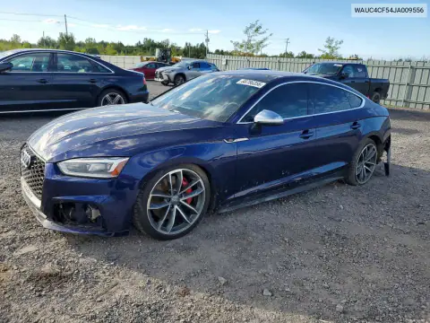 WAUC4CF54JA009556 — 2018 Audi S5, Задняя часть, фото до ремонта