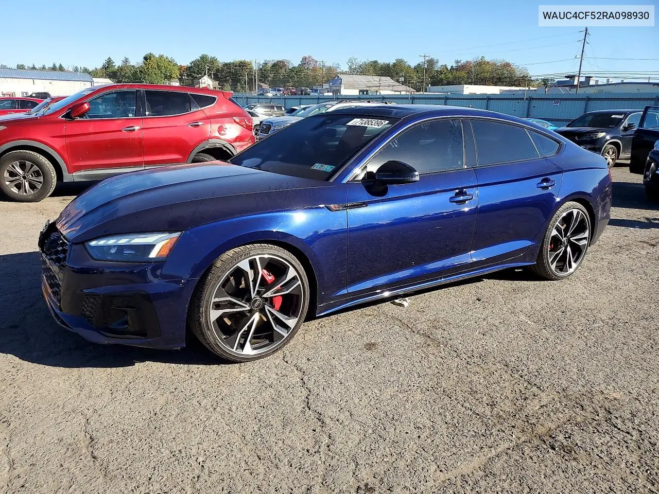 2024 Audi S5 Premium Plus VIN WAUC4CF52RA098930 фото 1