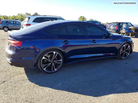2024 Audi S5 Premium Plus VIN WAUC4CF52RA098930 фото 3