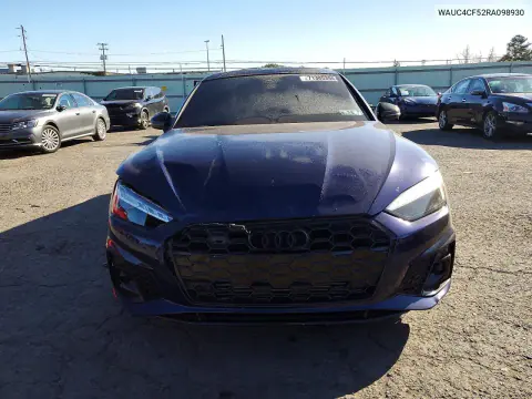 2024 Audi S5 Premium Plus VIN WAUC4CF52RA098930 фото 5