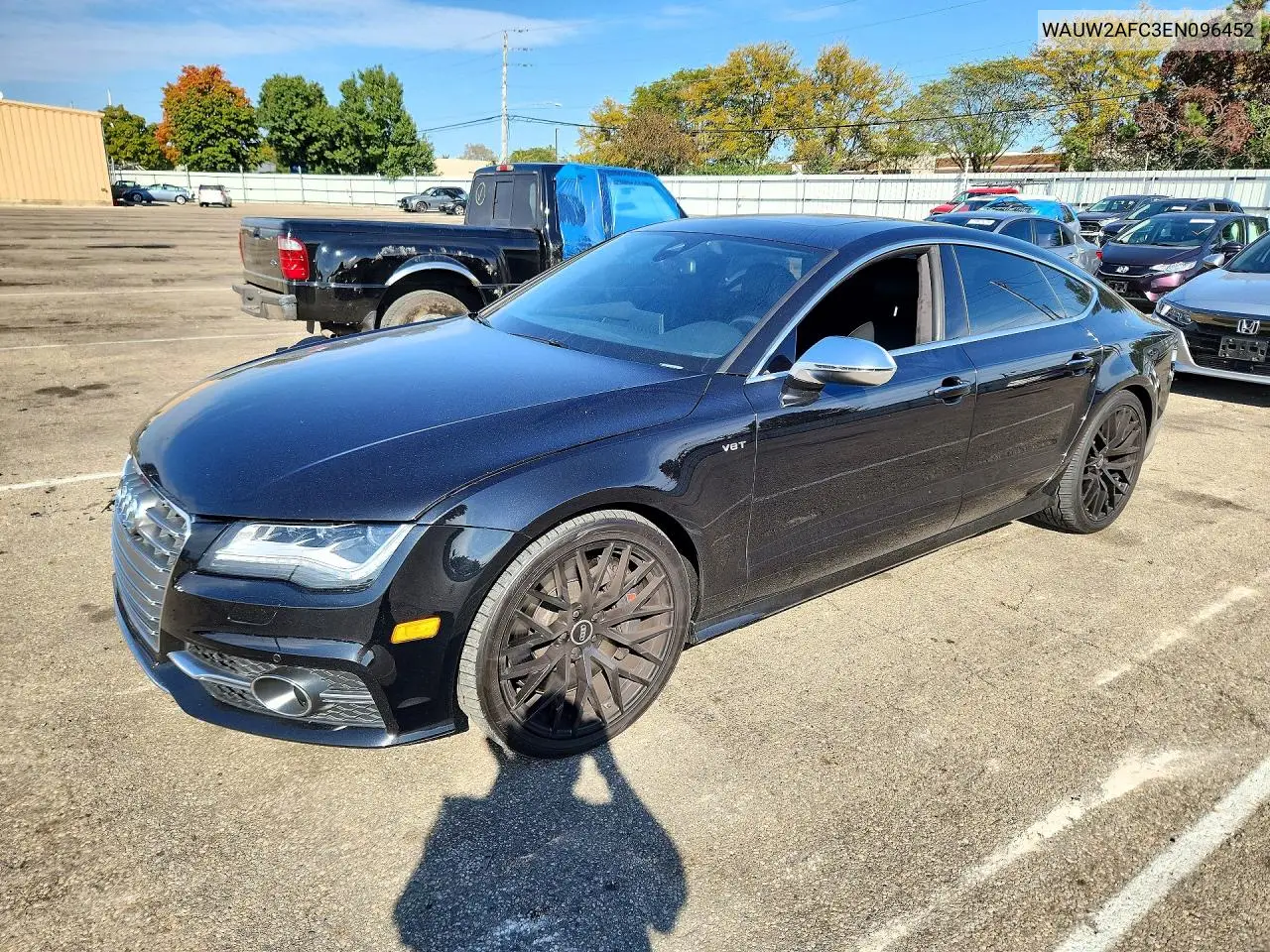 2014 Audi S7 Premium VIN WAUW2AFC3EN096452 фото 1