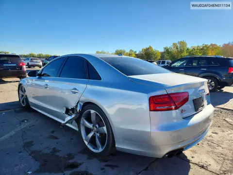 2014 Audi S8 Quattro VIN WAUD2AFD4EN011134 фото 2
