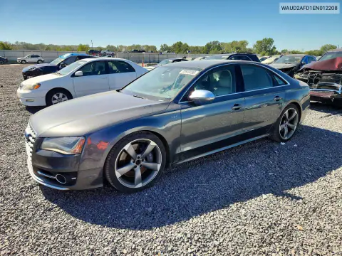 WAUD2AFD1EN012208 — 2014 Audi S8, Естественный износ, фото до ремонта