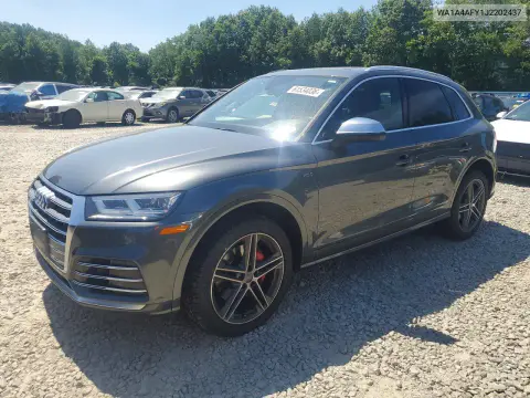 WA1A4AFY1J2202437 — 2018 Audi SQ5, Пожар, фото до ремонта