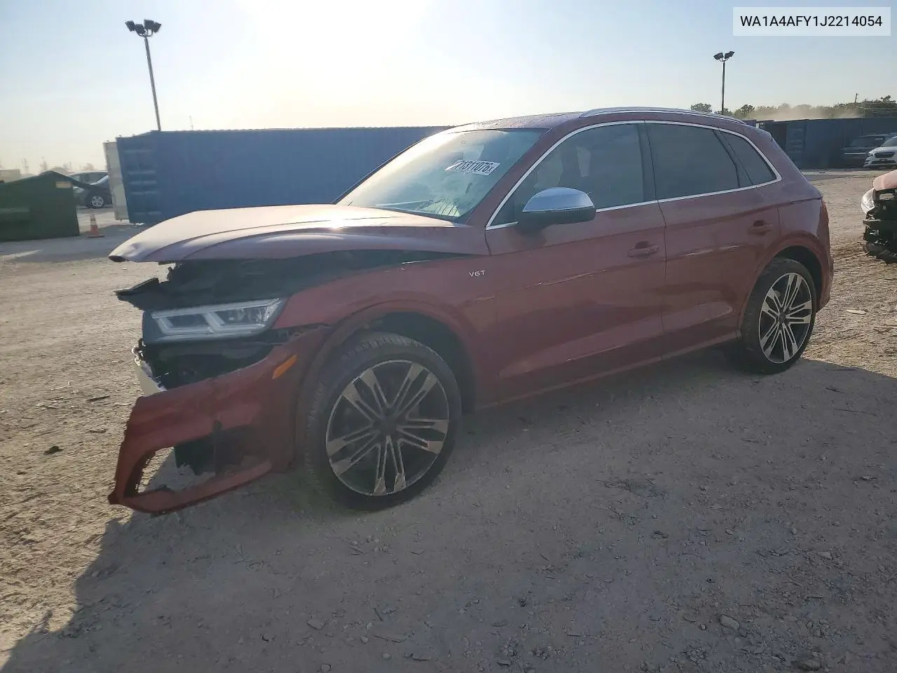 2018 Audi Sq5 Premium Plus VIN WA1A4AFY1J2214054 фото 1