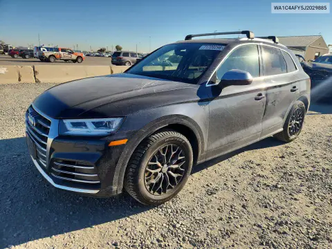 WA1C4AFY5J2029885 — 2018 Audi SQ5, Задняя часть, фото до ремонта
