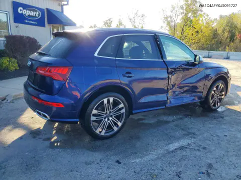 2018 Audi Sq5 Prestige VIN WA1C4AFY0J2091727 фото 3