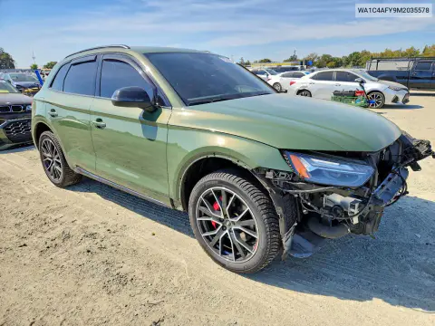2021 Audi Sq5 Prestige VIN WA1C4AFY9M2035578 фото 4