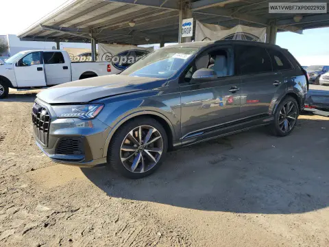 WA1VWBF7XPD022928 — 2023 Audi SQ7, Задняя часть, фото до ремонта