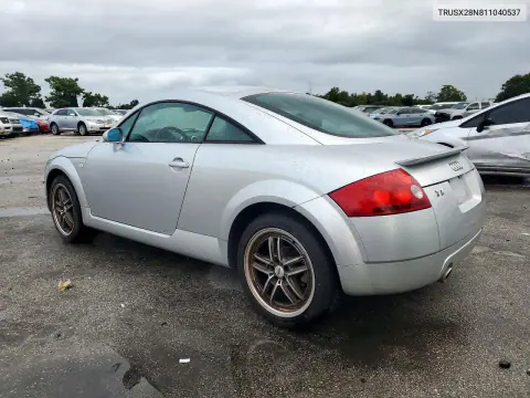 2001 Audi Tt VIN TRUSX28N811040537 фото 2