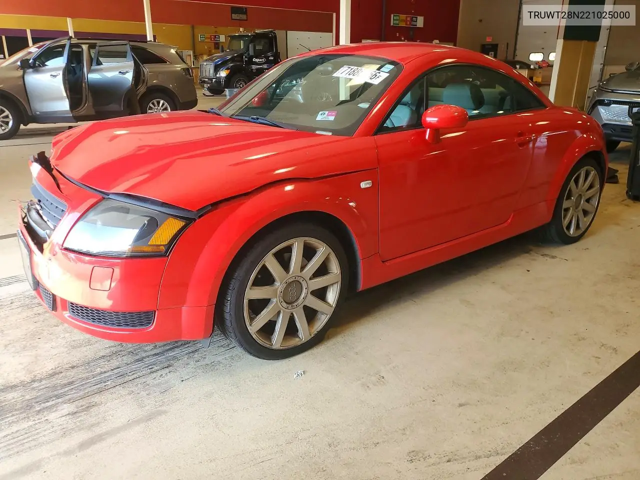 2002 Audi Tt Quattro VIN TRUWT28N221025000 фото 1