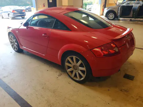 2002 Audi Tt Quattro VIN TRUWT28N221025000 фото 2