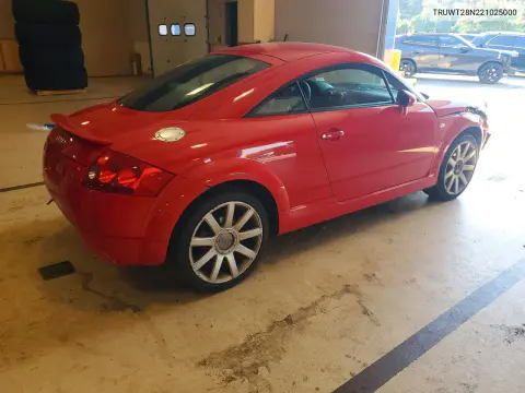 2002 Audi Tt Quattro VIN TRUWT28N221025000 фото 3