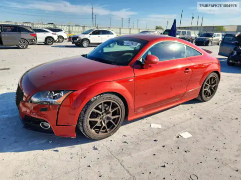 TRUBFAFK7E1004978 — 2014 Audi TT, Передняя часть, фото до ремонта