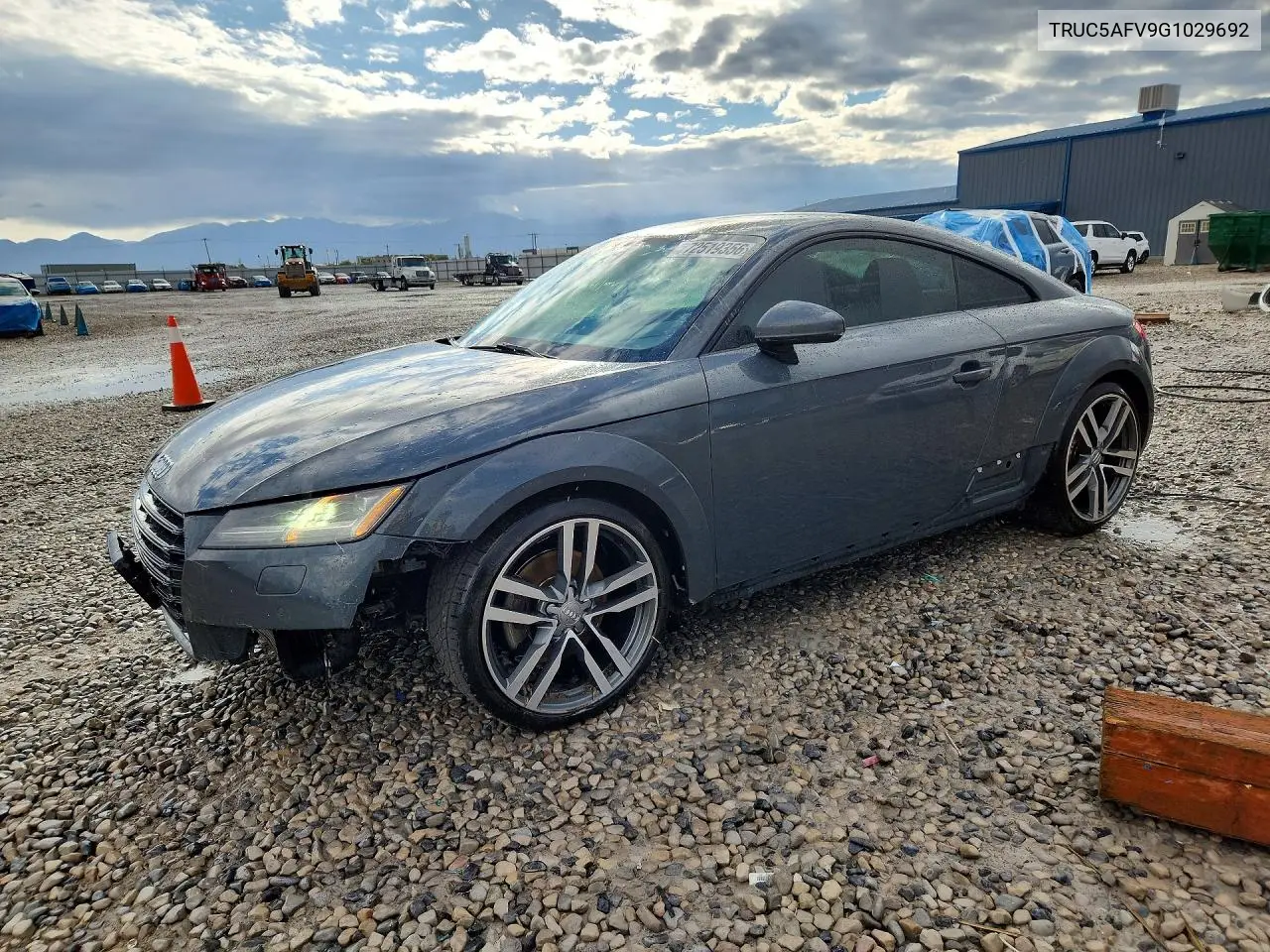 2016 Audi Tt VIN TRUC5AFV9G1029692 фото 1