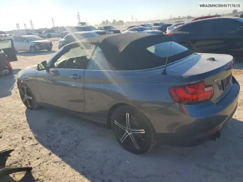 2017 BMW 230Xi VIN WBA2M9C30HV717615 фото 2