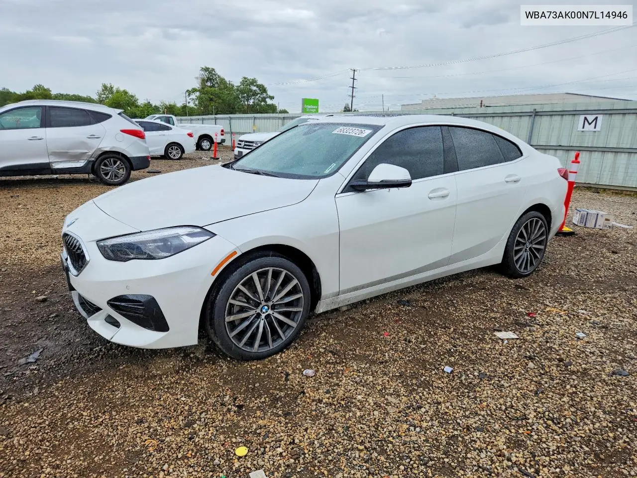 2022 BMW 228Xi VIN WBA73AK00N7L14946 фото 1
