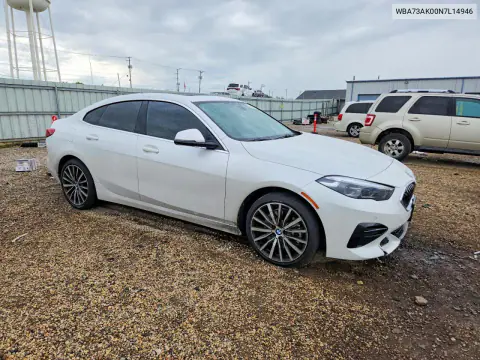 2022 BMW 228Xi VIN WBA73AK00N7L14946 фото 4
