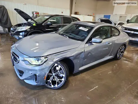 3MW33CM03S8F74954 — 2025 BMW 2ER, Сторона, фото до ремонта