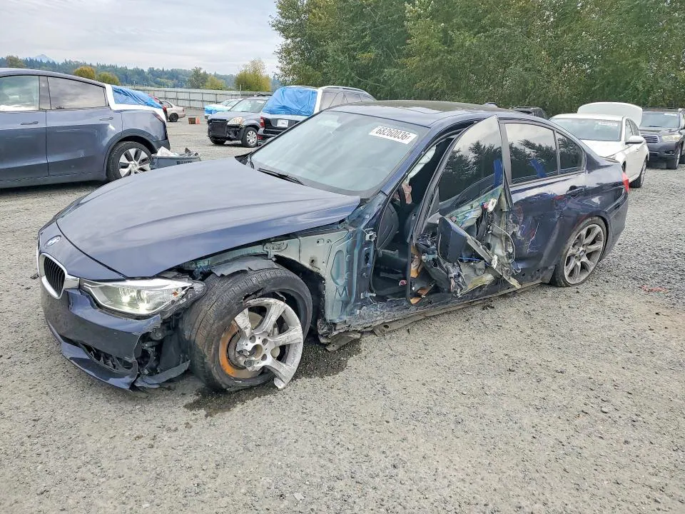 2014 BMW 335 VIN WBA3B9C53EJ466135 фото 1