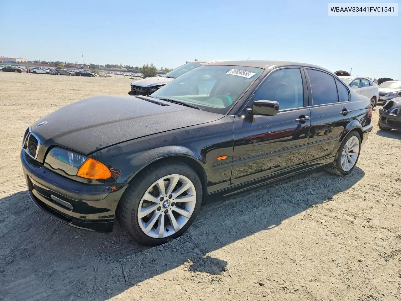 2001 BMW 325 I VIN WBAAV33441FV01541 фото 1