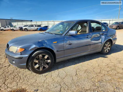 WBAEU33435PR20629 — 2005 BMW 3ER, Сторона, фото до ремонта