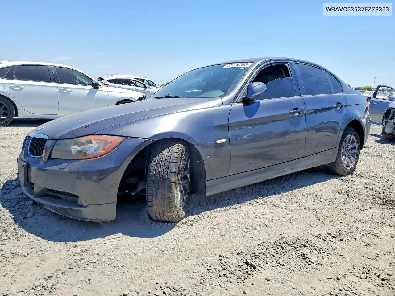 2007 BMW 328 I Sulev VIN WBAVC53537FZ78353 фото 1