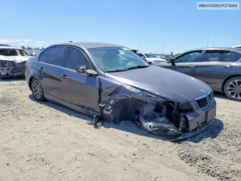 2007 BMW 328 I Sulev VIN WBAVC53537FZ78353 фото 4