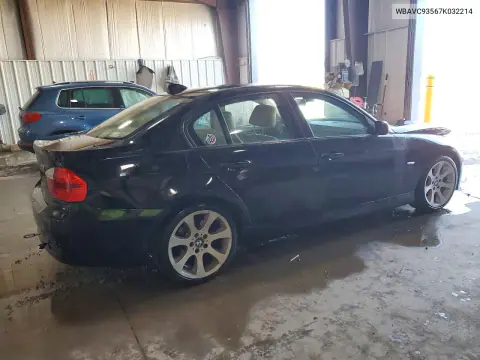 2007 BMW 328 Xi VIN WBAVC93567K032214 фото 3