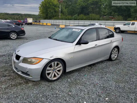 WBAVA37577NL10808 — 2007 BMW 3ER, Передняя часть, фото до ремонта
