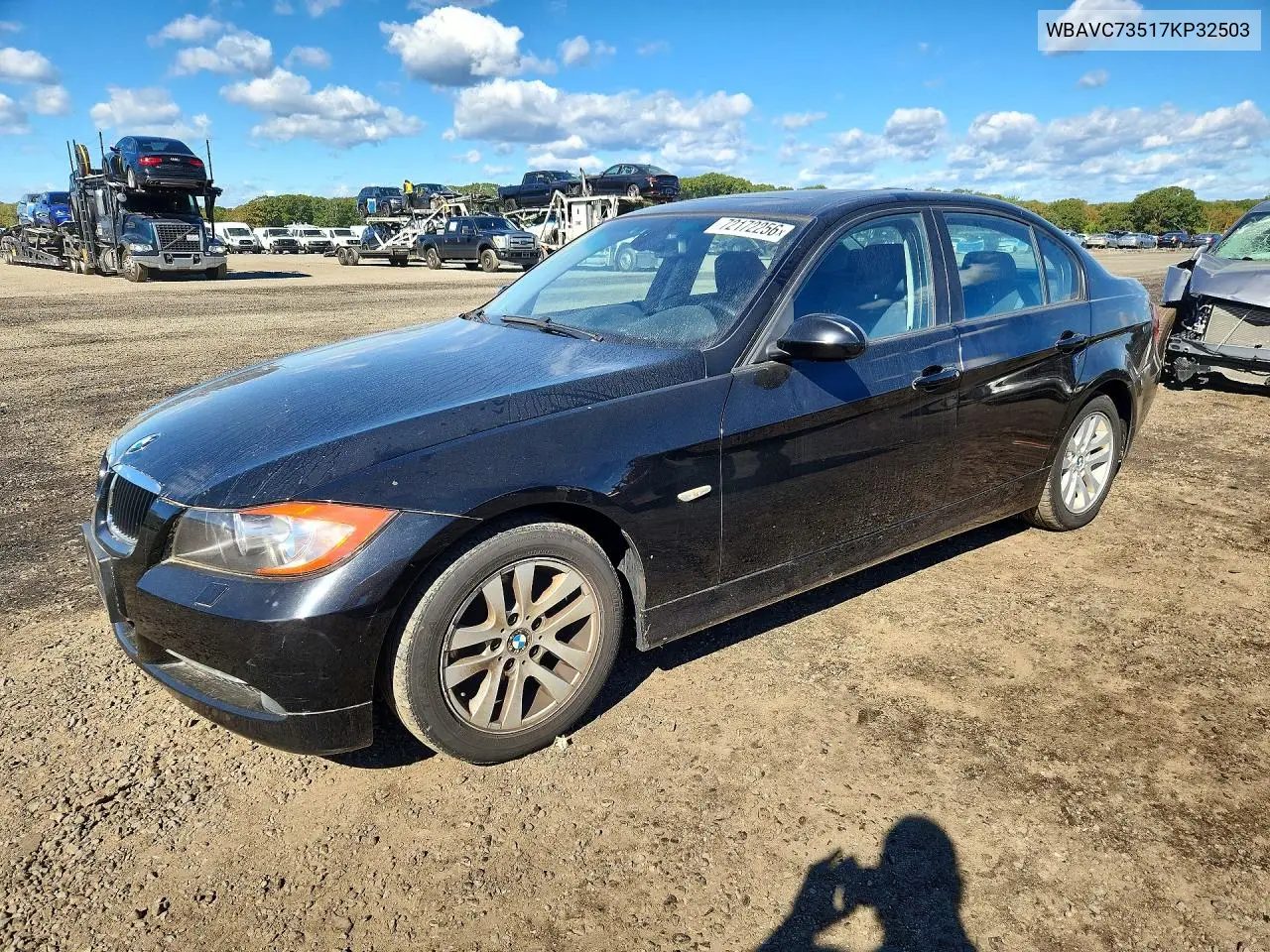 2007 BMW 328 Xi Sulev VIN WBAVC73517KP32503 фото 1