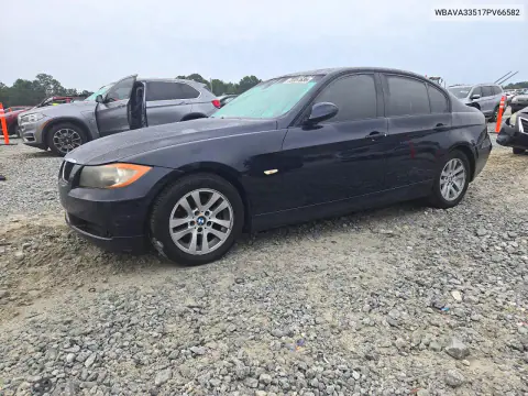 WBAVA33517PV66582 — 2007 BMW 3ER, Задняя часть, фото до ремонта