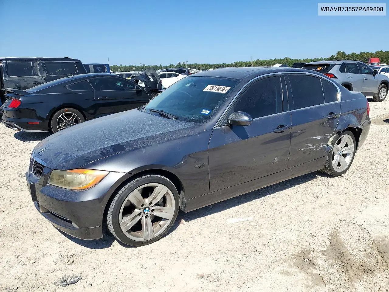 2007 BMW 335 I VIN WBAVB73557PA89808 фото 1