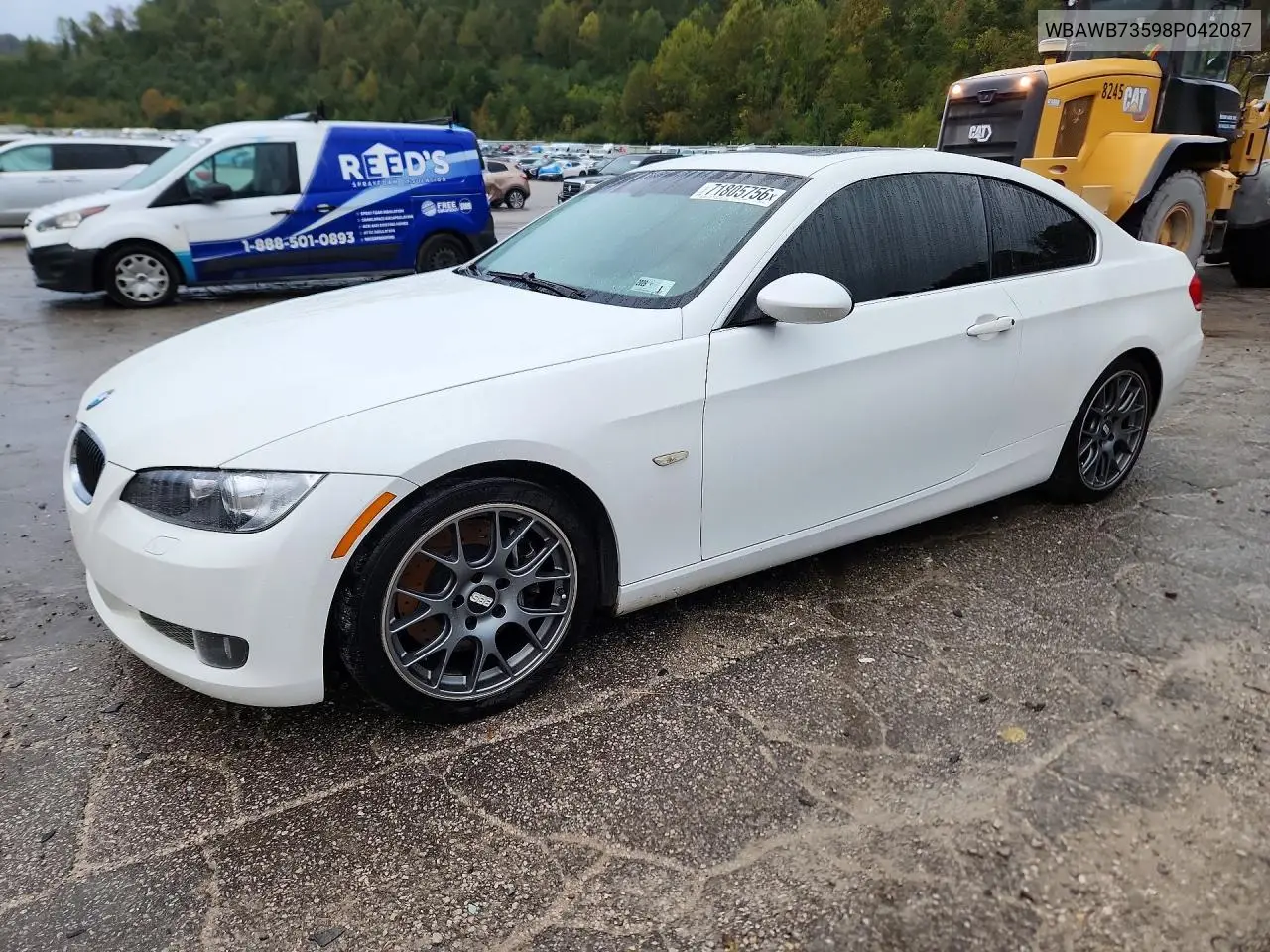 2008 BMW 335 I VIN WBAWB73598P042087 фото 1
