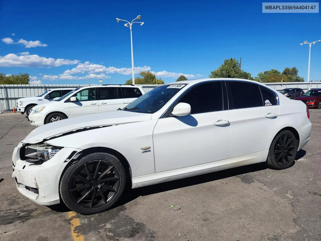 2009 BMW 335 Xi VIN WBAPL33569A404147 фото 1