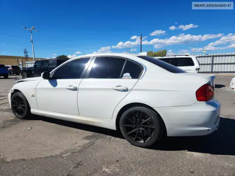 2009 BMW 335 Xi VIN WBAPL33569A404147 фото 2