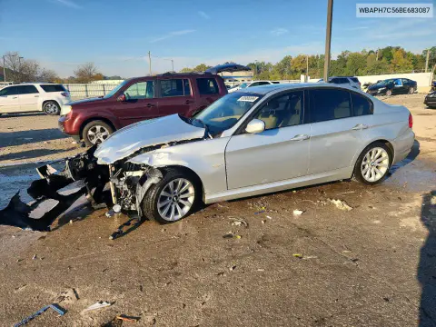 WBAPH7C56BE683087 — 2011 BMW 3ER, Передняя часть, фото до ремонта