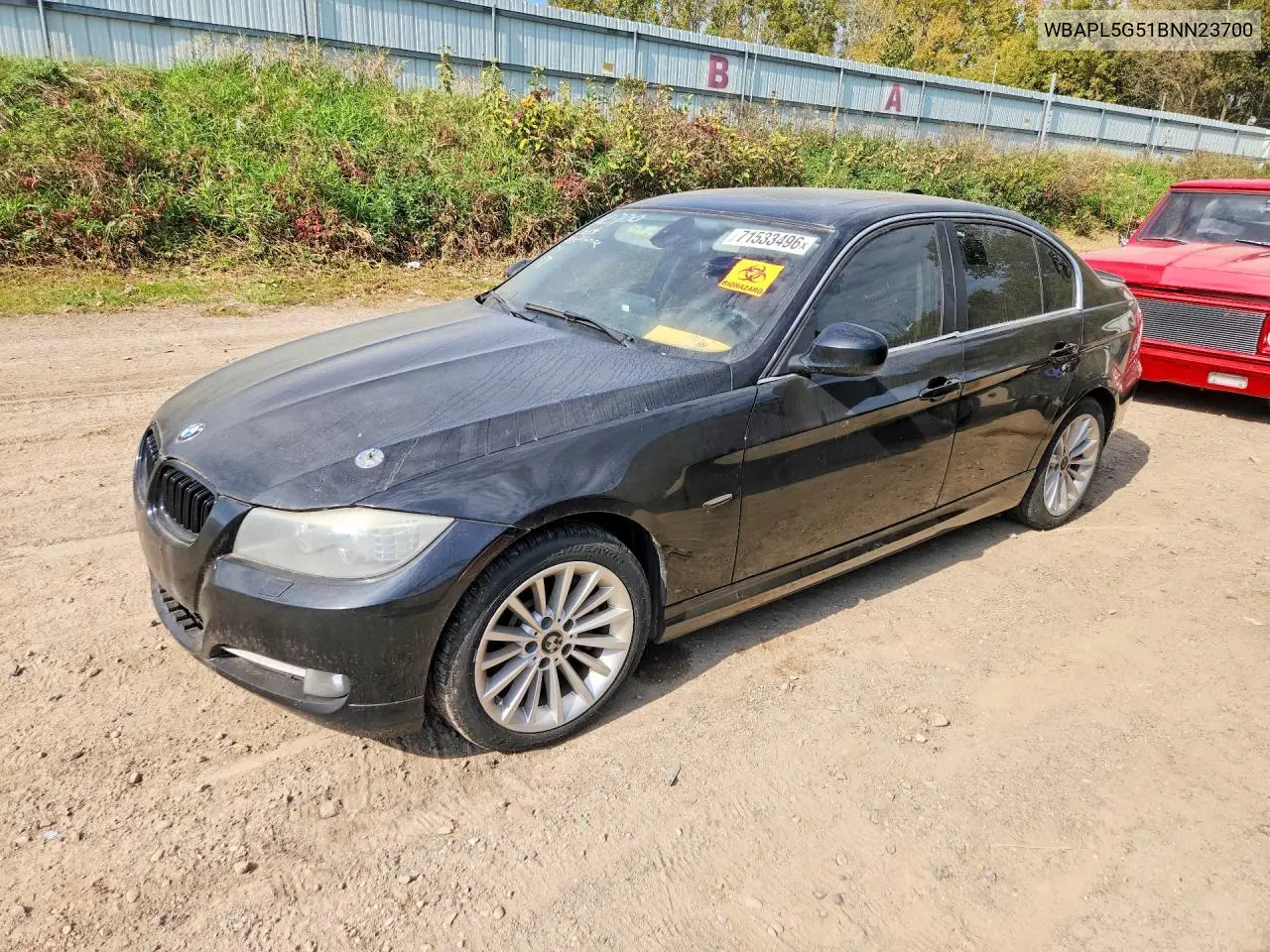 2011 BMW 335 Xi VIN WBAPL5G51BNN23700 фото 1