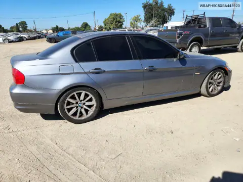 2011 BMW 328 I Sulev VIN WBAPH5C5XBA445920 фото 3