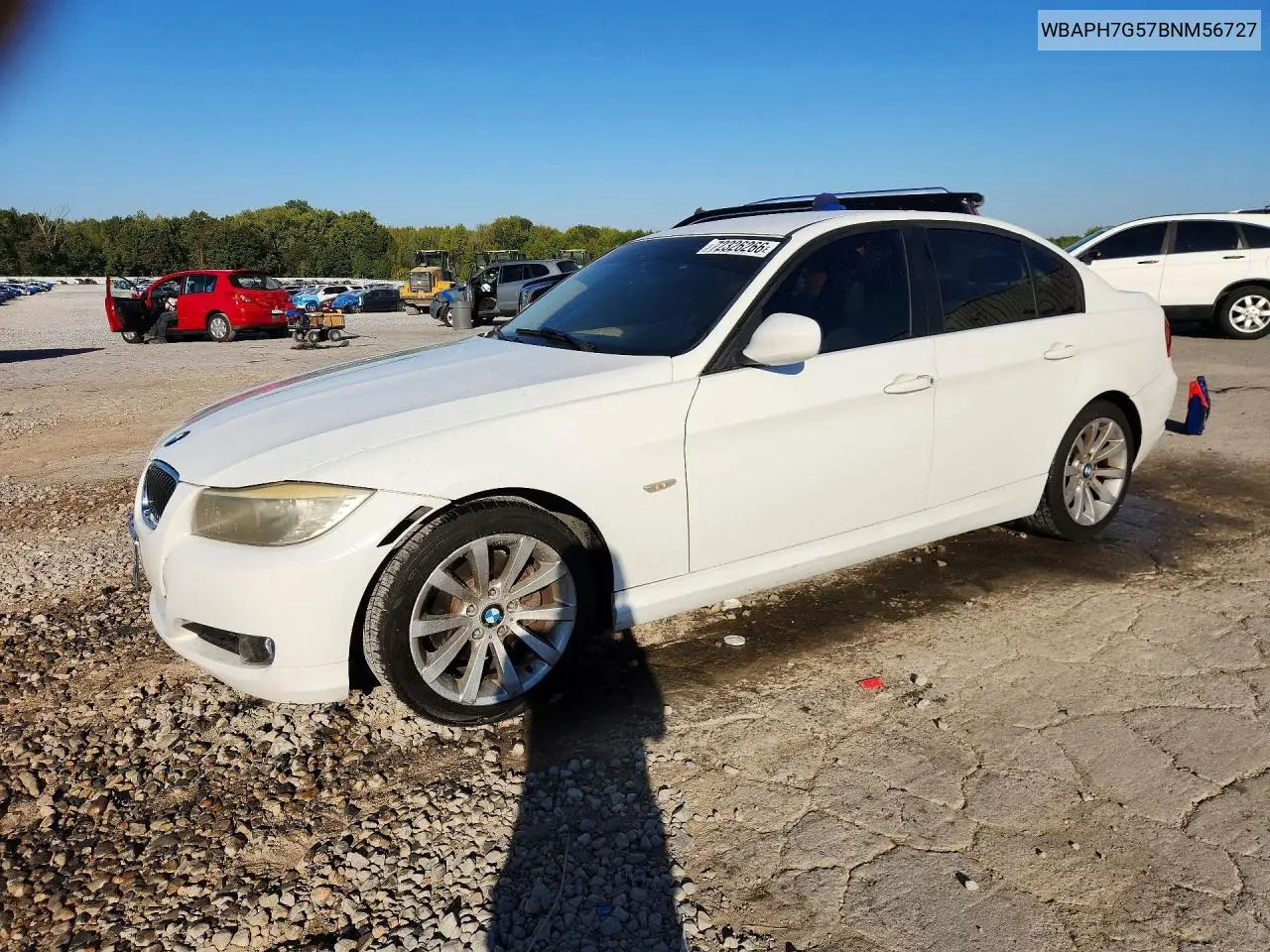 2011 BMW 328 I VIN WBAPH7G57BNM56727 фото 1