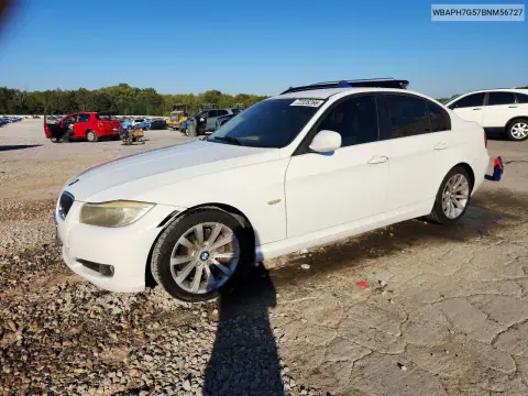 WBAPH7G57BNM56727 — 2011 BMW 3ER, Передняя часть, фото до ремонта