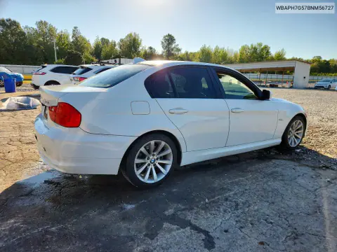 2011 BMW 328 I VIN WBAPH7G57BNM56727 фото 3