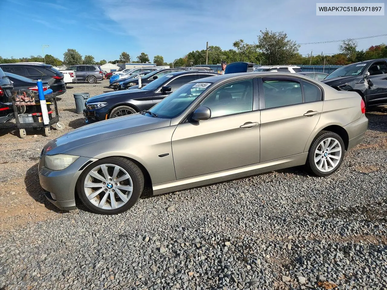 2011 BMW 328 Xi VIN WBAPK7C51BA971897 фото 1