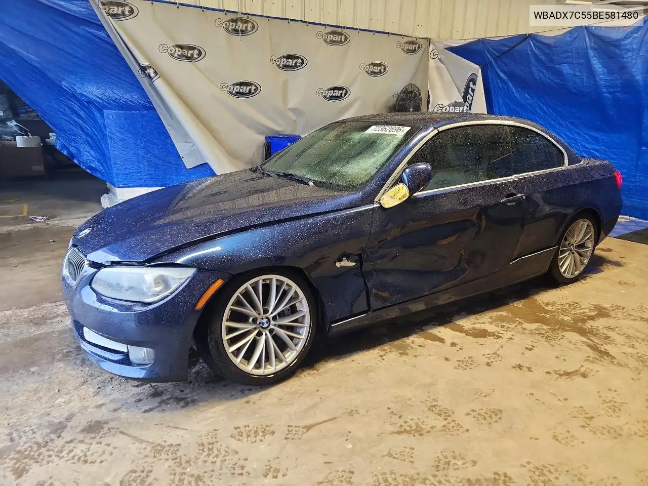 2011 BMW 335 I VIN WBADX7C55BE581480 фото 1